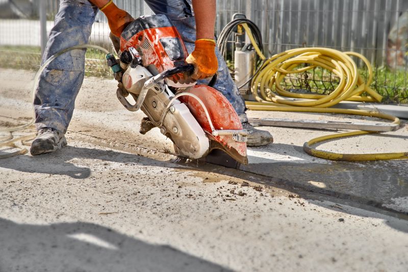 Concrete Curb Sawing